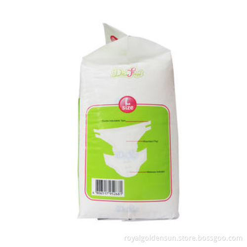 Disposable adult diapers for daily use with good absorption and competitive price
